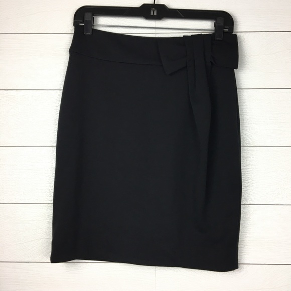 Anthropologie Dresses & Skirts - Taikonhu Anthropologie Black Skirt Bow